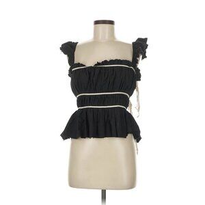 FREE PEOPLE Claude Corset Top Black